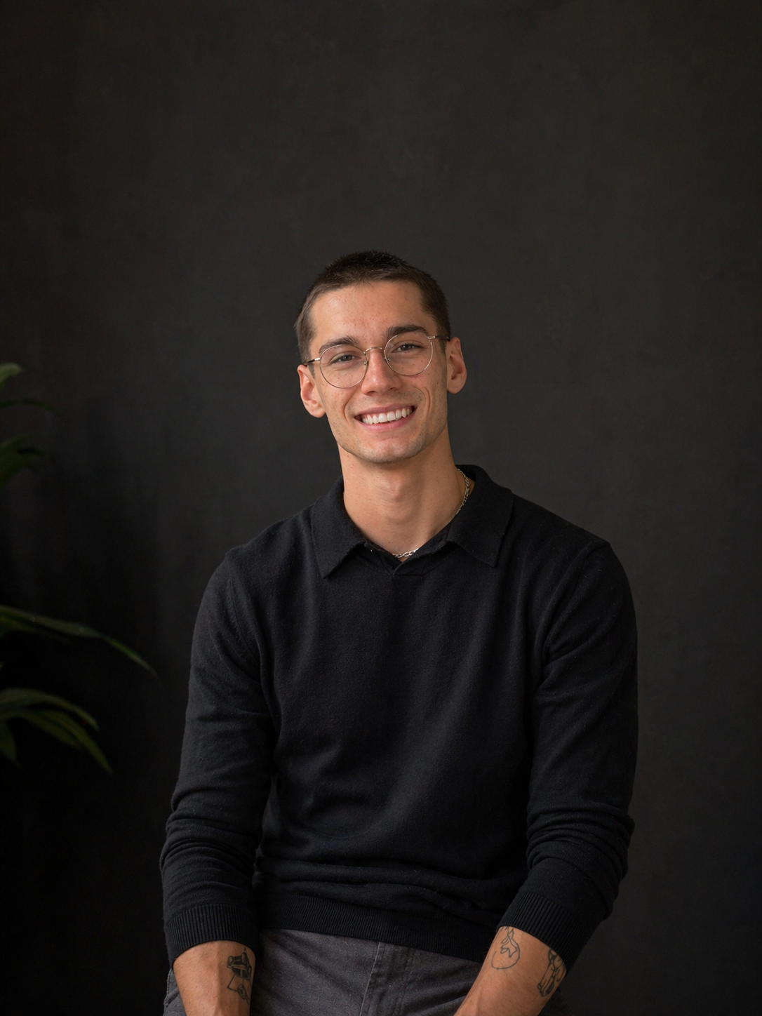 Portrait de Mathis, Co-fondateur · Design & Systèmes